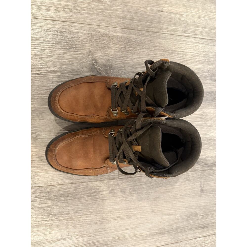 Timberland Brown Leather Lace-Up Boots - Picture 6 of 7
